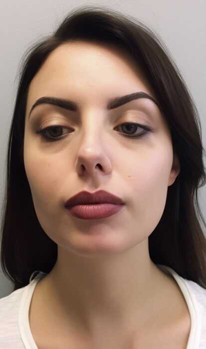 gone wrong botox upper lip flip before and after